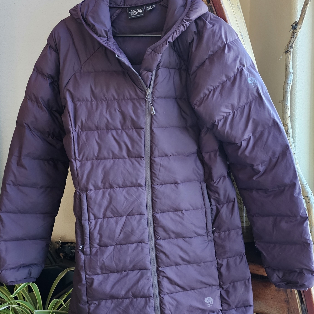 Mountain Hardwear Women's Dark Purple Puffer Jacket